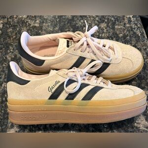 Adidas Gazelle Women's light pink platform Sneakers